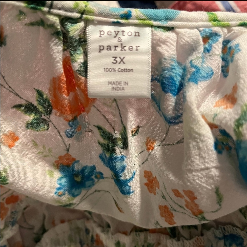 Peyton & Parker Floral Dress 3X - Picture 2 of 5